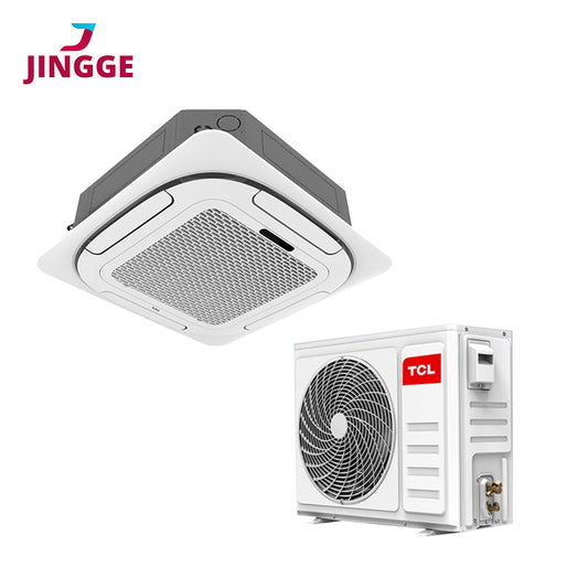 TCL Cassette Air Conditioner 36000Btu 48000Btu Commercial Air Conditioning 380V 50Hz 4HP 5HP High Efficiency Inverter A/C